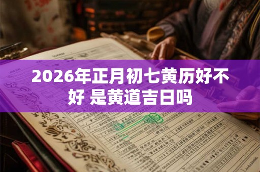 2026年正月初七黄历好不好 是黄道吉日吗 2026年正月初七黄历好不好 是黄道吉日吗