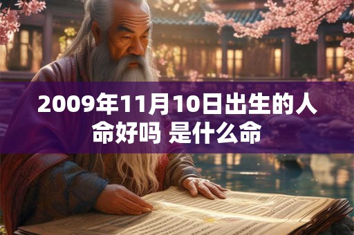 2009年11月10日出生的人命好吗 是什么命