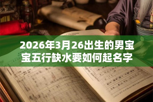 2026年3月26出生的男宝宝五行缺水要如何起名字