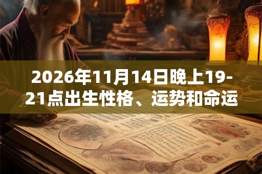 2026年11月14日晚上19-21点出生性格、运势和命运