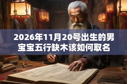 2026年11月20号出生的男宝宝五行缺木该如何取名