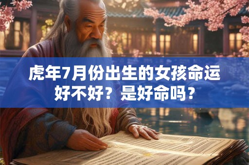虎年7月份出生的女孩命运好不好？是好命吗？