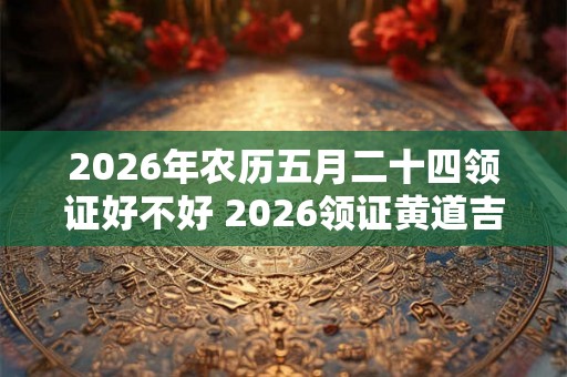 2026年农历五月二十四领证好不好 2026领证黄道吉日推荐