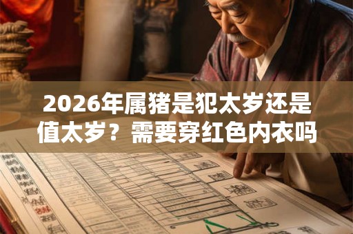 2026年属猪是犯太岁还是值太岁？需要穿红色内衣吗？