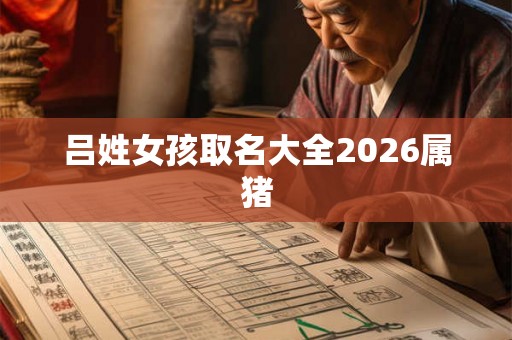 吕姓女孩取名大全2026属猪 吕姓女孩取名大全2026属猪