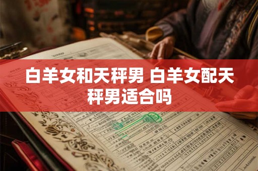 白羊女和天秤男 白羊女配天秤男适合吗