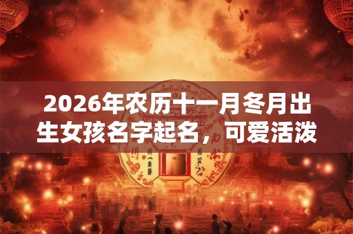 2026年农历十一月冬月出生女孩名字起名,可爱活泼的好名字推荐 2026年农历十一月冬月出生女孩名字起名,可爱活泼的好名字推荐