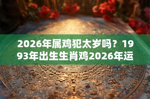 2026年属鸡犯太岁吗？1993年出生生肖鸡2026年运势好吗？