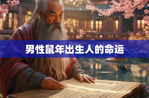 男性鼠年出生人的命运