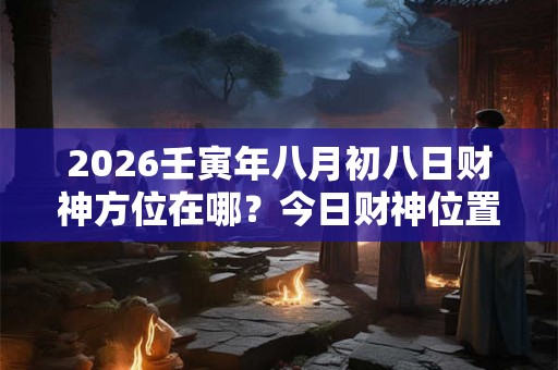 2026壬寅年八月初八日财神方位在哪？今日财神位置查询
