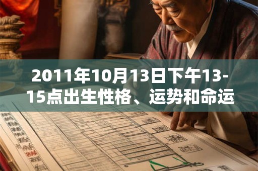 2011年10月13日下午13-15点出生性格、运势和命运
