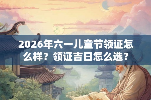 2026年六一儿童节领证怎么样？领证吉日怎么选？
