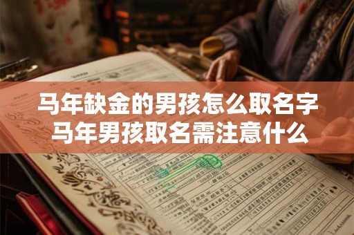 马年缺金的男孩怎么取名字 马年男孩取名需注意什么