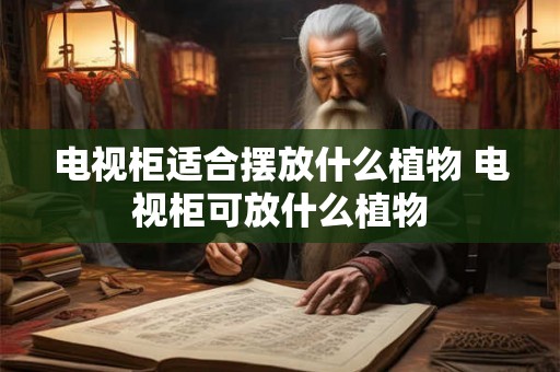电视柜适合摆放什么植物 电视柜可放什么植物