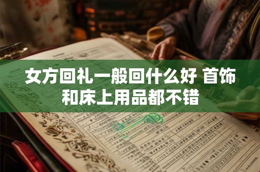 女方回礼一般回什么好 首饰和床上用品都不错