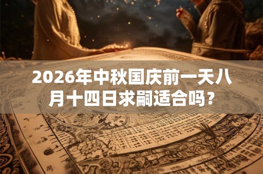 2026年中秋国庆前一天八月十四日求嗣适合吗? 2026年中秋国庆前一天八月十四日求嗣适合吗?