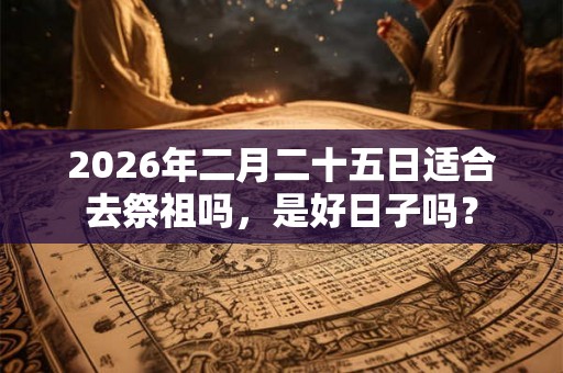 2026年二月二十五日适合去祭祖吗，是好日子吗？