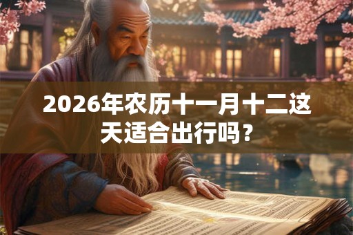 2026年农历十一月十二这天适合出行吗？