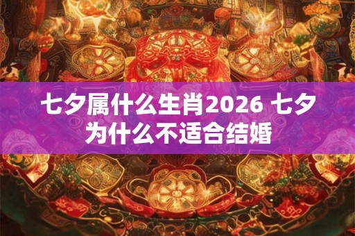 七夕属什么生肖2026 七夕为什么不适合结婚