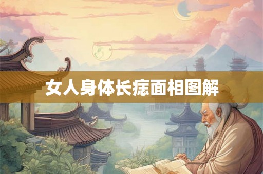 女人身体长痣面相图解