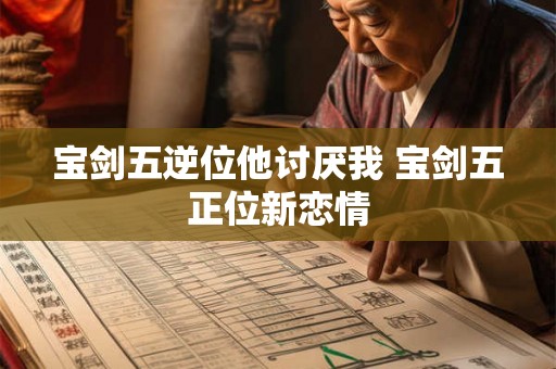 宝剑五逆位他讨厌我 宝剑五正位新恋情 宝剑五逆位他讨厌我 宝剑五正位新恋情