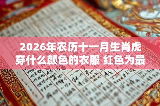 2026年农历十一月生肖虎穿什么颜色的衣服 红色为最佳