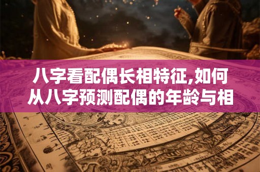 八字看配偶长相特征,如何从八字预测配偶的年龄与相貌