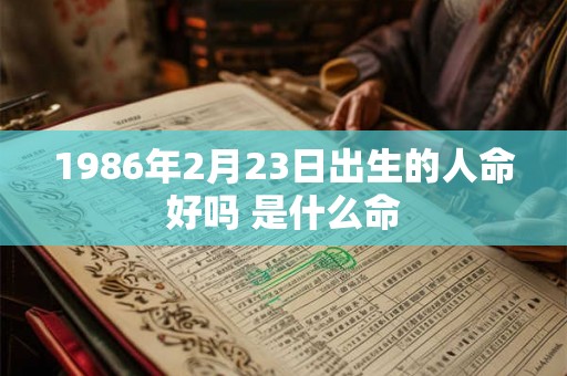 1986年2月23日出生的人命好吗 是什么命 1986年2月23日出生的人命好吗 是什么命