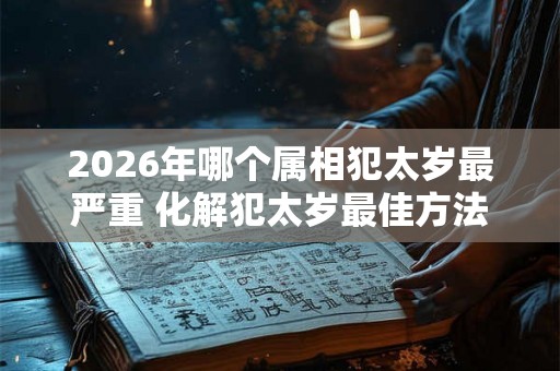 2026年哪个属相犯太岁最严重 化解犯太岁最佳方法