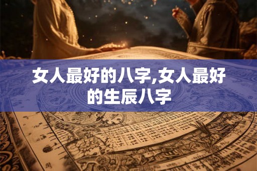 女人最好的八字,女人最好的生辰八字