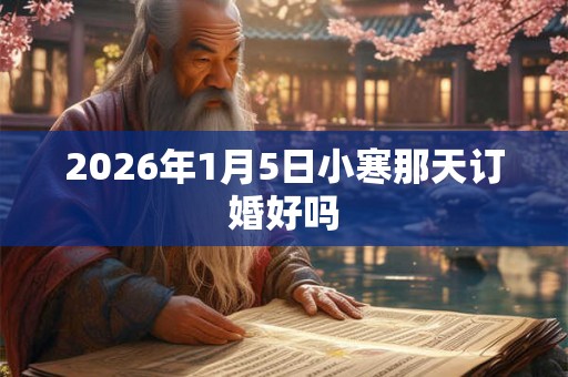 2026年1月5日小寒那天订婚好吗