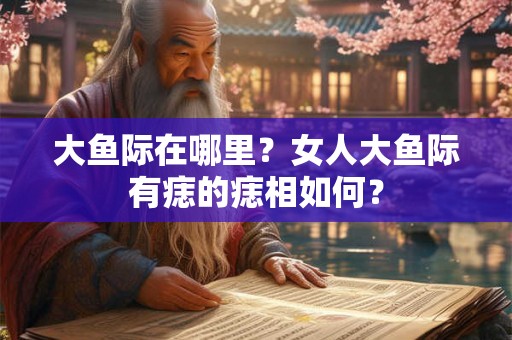 大鱼际在哪里?女人大鱼际有痣的痣相如何? 大鱼际在哪里?女人大鱼际有痣的痣相如何?