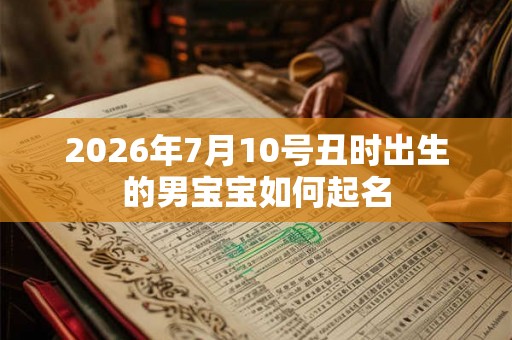2026年7月10号丑时出生的男宝宝如何起名