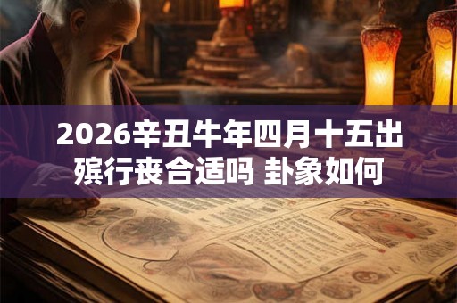 2026辛丑牛年四月十五出殡行丧合适吗 卦象如何 2026辛丑牛年四月十五出殡行丧合适吗 卦象如何