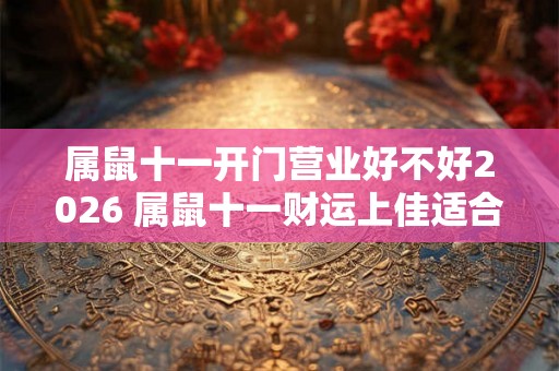 属鼠十一开门营业好不好2026 属鼠十一财运上佳适合开业 属鼠十一开门营业好不好2026 属鼠十一财运上佳适合开业
