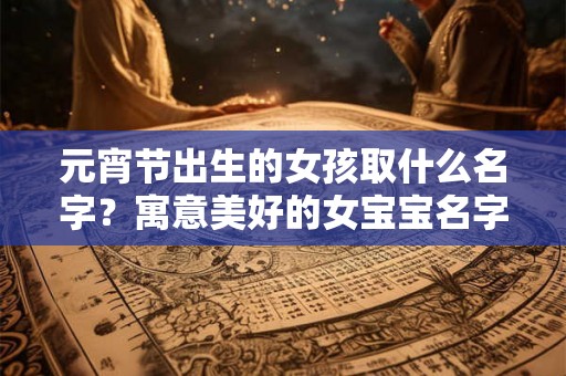 元宵节出生的女孩取什么名字？寓意美好的女宝宝名字