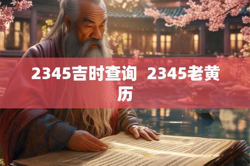 2345吉时查询  2345老黄历