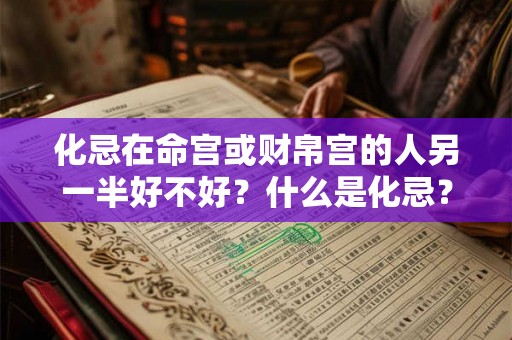 化忌在命宫或财帛宫的人另一半好不好？什么是化忌？