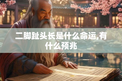 二脚趾头长是什么命运,有什么预兆 二脚趾头长是什么命运,有什么预兆