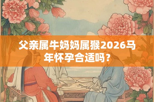 父亲属牛妈妈属猴2026马年怀孕合适吗? 父亲属牛妈妈属猴2026马年怀孕合适吗?
