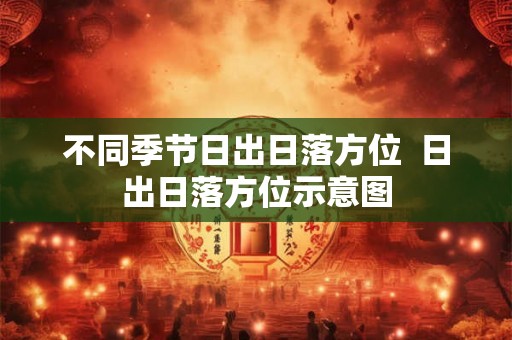 不同季节日出日落方位  日出日落方位示意图
