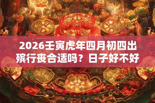 2026壬寅虎年四月初四出殡行丧合适吗?日子好不好? 2026壬寅虎年四月初四出殡行丧合适吗?日子好不好?