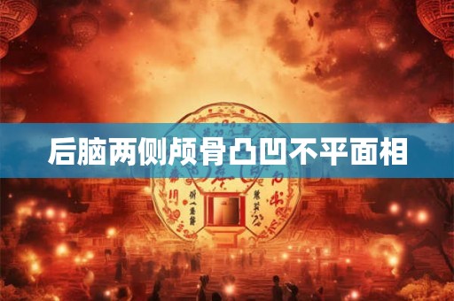 后脑两侧颅骨凸凹不平面相