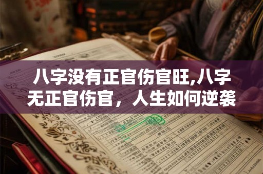 八字没有正官伤官旺,八字无正官伤官，人生如何逆袭？