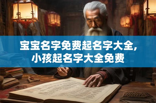 宝宝名字免费起名字大全,小孩起名字大全免费 宝宝名字免费起名字大全,小孩起名字大全免费