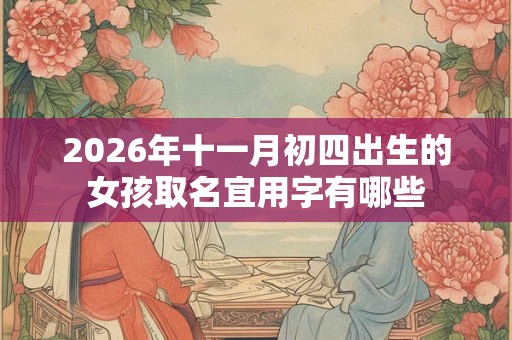 2026年十一月初四出生的女孩取名宜用字有哪些 2026年十一月初四出生的女孩取名宜用字有哪些
