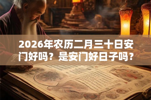 2026年农历二月三十日安门好吗?是安门好日子吗? 2026年农历二月三十日安门好吗?是安门好日子吗?