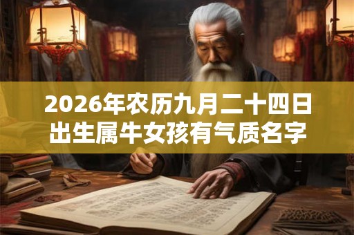 2026年农历九月二十四日出生属牛女孩有气质名字