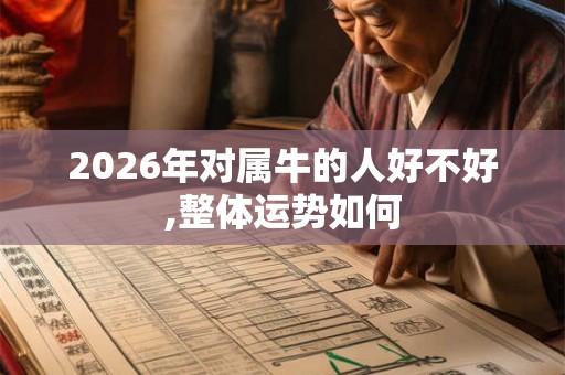 2026年对属牛的人好不好,整体运势如何