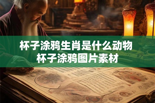 杯子涂鸦生肖是什么动物 杯子涂鸦图片素材